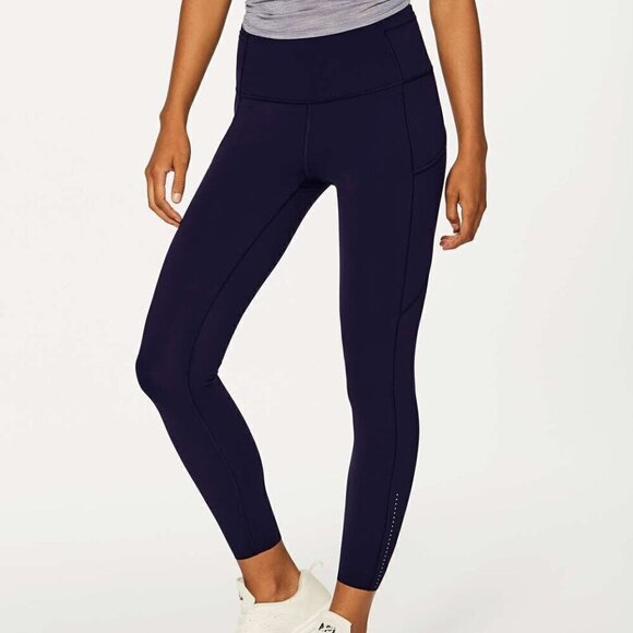 Lululemon Fast & Free 7/8 Tight II *Nulux 25" - 2 Aeon - Picture 1 of 7